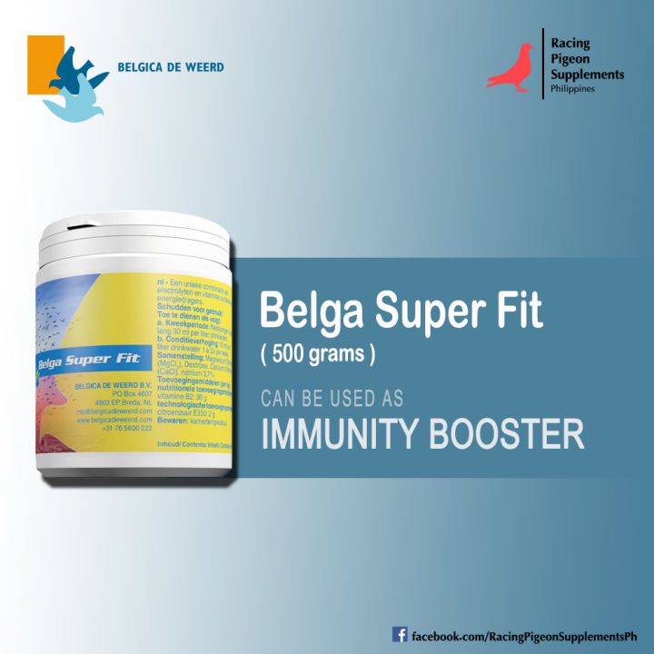 Only for Export - Belgica De Weerd Belga Super Fit 500 gr (Fortalece o  sistema imunológico).