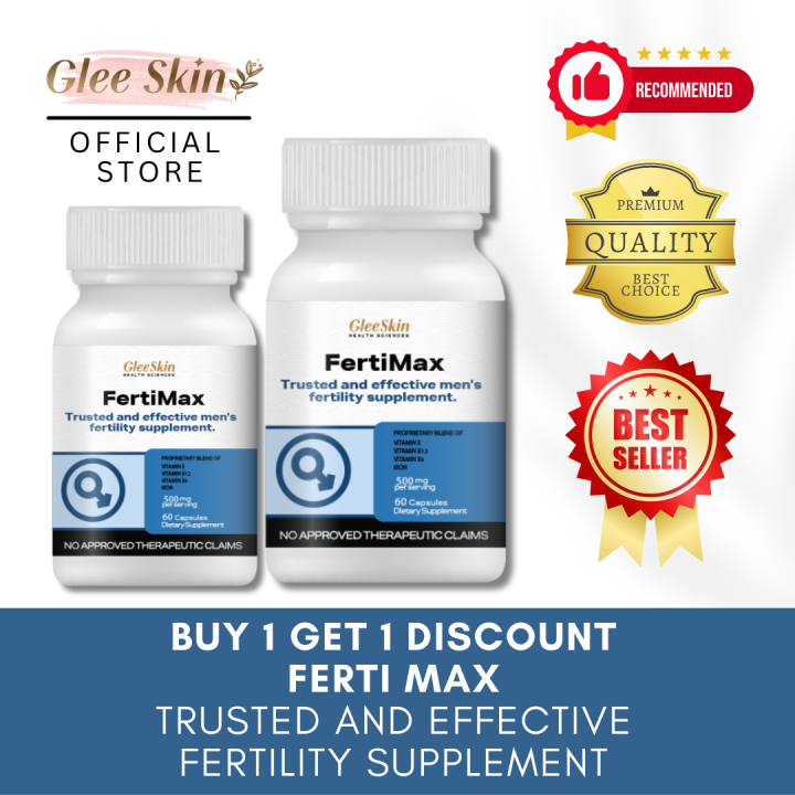 Buy 1 Get 1 Discount Glee Skin FertiMax Trusted and Effective Mens Fertility  Supplement Boost Sexual Drive Increase Sperm Count and Quality Fertimax  Capsules Multi-Pack Fertility Support - Lazada | Lazada PH