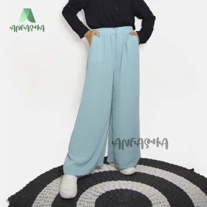 CELANA KULOT ARTA / Celana kulot panjang wanita bahan RAMI / LINEN mode  BY TOKO ANFASHA