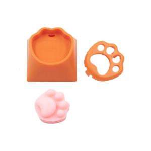 Cute Cats Claw Keycaps Silicone Keys Caps Quiet Typing 3D Design Replacement Keycaps For Mechanical Keyboards Part