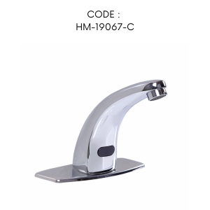 HEMOS BATHROOM FAUCET AUTOMATIC TOUCHLESS SENSOR COLD WATER BASIN TAP CHROME HM-19061-C