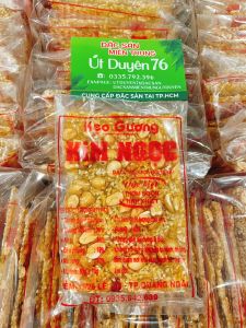 Kẹo Gương Quảng Ngãi Lốc 10 gói Sản Xuất Thủ Công Truyền Thống - Đặc sản Miền Trung Út Duyên