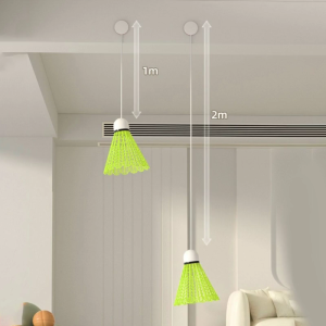 Tự nghiên cứu rebounds điện cơ sở thực hành thiết lập cho cầu lông người học cải thiện kỹ năng Telescopic đàn hồi cầu lông huấn luyện viên