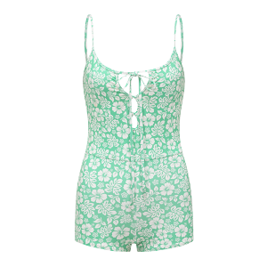 YUKARI SWIM One Piece Swimsuit ชุดว่ายน้ำวันพีช ลายดอกไม้ ชุดลำลอง ป้องกันเสียดสี ใช้วัสดุที่เป็นมิตรต่อสิ่งแวดล้อม Swimwear for Women