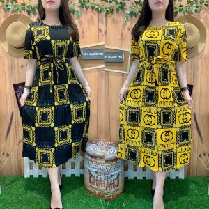 MIDI DRESS GCETHNIC MINI PLISKET 1261 DRESS WANITA TERBARU
