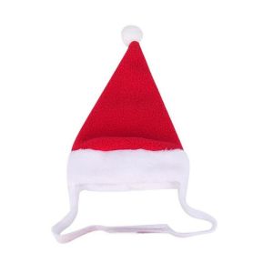 ER52858 Winter Home Decor Santa Claus Cute Red Scarf Hat Deer Head Warm Cloak Hat Dog Cat Pet Clothes Christmas Clothes Pet Costume Pet Cosplay Costume