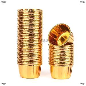 [COD] hegu 50pcs mini cupcake Foil Cupcake Wrapper Paper Cupcake Baking Cups