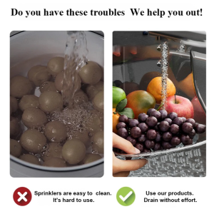 Storage Basket High Efficiency Vegetable Basket Convenient Cleaning Quick Draining High Temperature Resistance