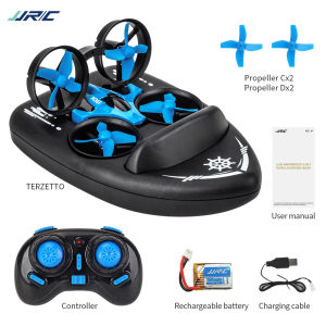 JDD Fast Delivery in Stock JJRC H36F Mini Drones TERZETTO 3 in 1 Water GroundAir Mode 3-Mode Altitude Hold Headless Mode RC Quadcopters Gift for Kids