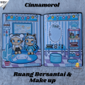 Paper Doll Avatar World Cinnamorol Terbaru Mainan Edukasi Premium Busy Quite Book Buku Aktivitas Anak Kumplit Bahan Kertas Art 260gr Tebal Tidak Mudah Rusak Warna Biru Muda Cerah. 