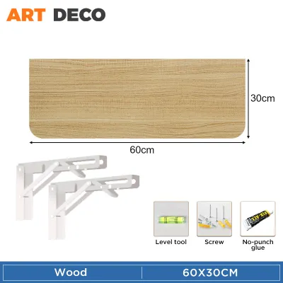 Wall Mounted Table Meja lipat Computer Desk Meja Laptop Foldable Table with Bracket Meja lipat dinding Wall Table Study Table Computer Table