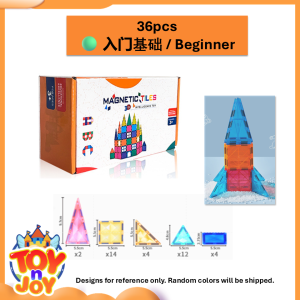 [Toy N Joy] 5.5cm Color Window Magnetic Sheet Magnetic Blocks Colorful Educational Toy for Kids Screen-Free Entertainment Supports STEM Learning Parent-Child Interaction Logical Thinking Hands-on Skills Color Recognition