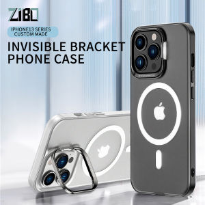 High Quality Ultra-thin Metal Camera Stand Magnetic Phone Case For iPhone 16 15 14 13 12 Pro Max 14 15 16 Plus Shockproof Matte Hard Cover Camera Phone Holder Protective Casing Compatible With MagSafe Wireless charging Cases - Lazada