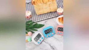 Kitchen timer timer reminder loud student countdown timer electronic alarm clock stopwatch cute clock