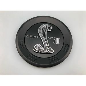 15cm Round rear logo for Ford mustang 2.3T GT ROUSH horse badge Car back trunk emblem Shelby GT500 sticker Black decoration