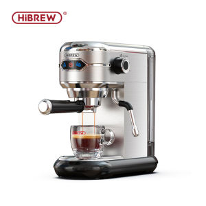 HiBREW Coffee Maker Cafetera 20 Bar High Pressure Extraction Semi Automatic Super Slim ESE POD& Powder Espresso Machine