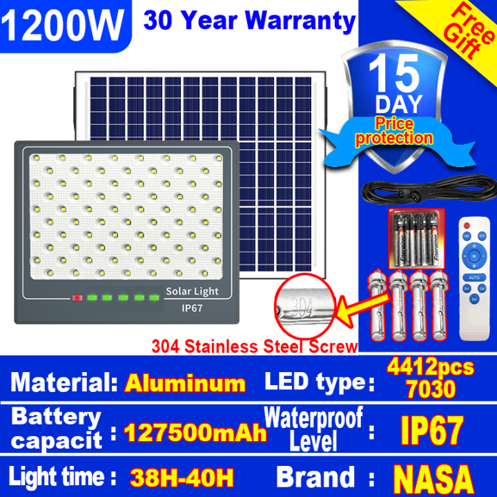 【2024 】solar flood light solar light outdoor waterproof 300W 400W 600W ...