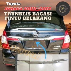 Trunklid Bagasi Belakang Mobil Innova 2014-2015 Trunk Lid Full Chrome