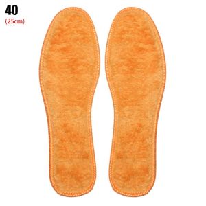 LIJU78113 Warm Replacement Breathable Anti-Odor Shoes Pad Plush Insole Wool Felt Insoles Fluffy Fleece