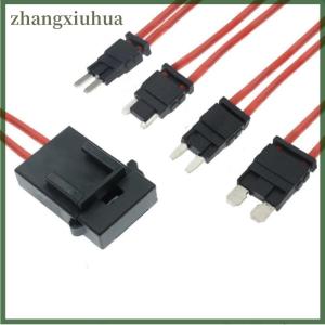 zhangxiuhua 32V 25A 16AWG Automobile Fuse Holder Extension Wire Current Collector Harness Fuse Adapter For Electronic Device