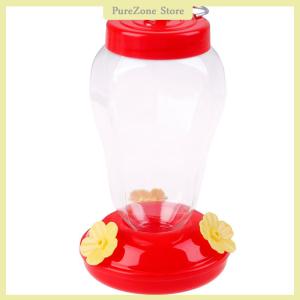 [PureZone] Field Feeding hummingbird bottle garden outdoor plastic flower iron hook Feeder