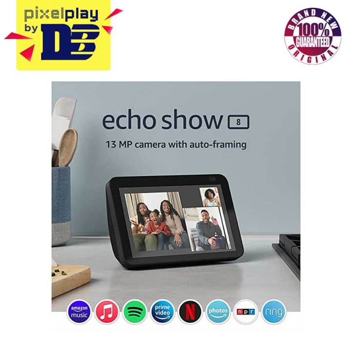 Refurbished Amazon Echo Show 8 (2nd Gen) - HD Smart Display With