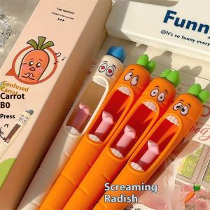 ASRV Fun Carrot Pen Funny Tongue Design Smooth Writing Good-looking Gel Pen