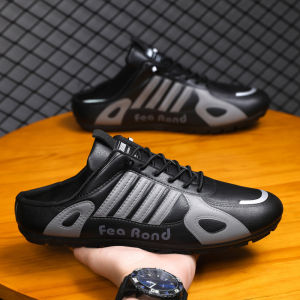 2026 Spring/Summer New Shoes Casual Breathable Slip-On Trendy Shoes Low-Top Loafers Slippers Outdoor Half-Slip Sandals