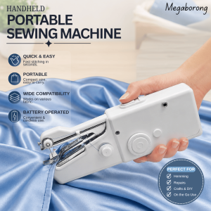 Handy Stitch Portable Handheld Sewing Machine Mini Cordless Stitcher for Clothes Fabric Repair DIY