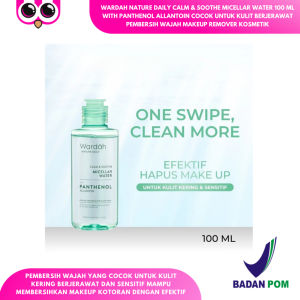 WARDAH NATURE DAILY SEAWEED CLEANSING MICELLAR WATER 100 ML / PEMBERSIH WAJAH