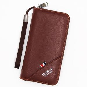 WITH VIDEO [Msia Stock] Mens Leather Clutch Bag With String Long Wallet Long Purse Card Hold Dompet Panjang Lelaki Kulit Halal