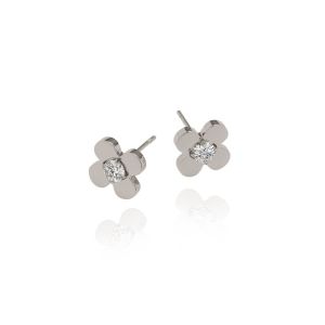 Flower with Stud Earrings • Waterproof Non-Tarnish Statement Stick Post Earring For Women ER435 Solis Jewelry