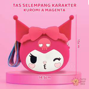 TAIYO Tas Selempang Karakter Anak Pria Wanita Sling Bag Kids Silikon Kartun Fashion Aksesoris