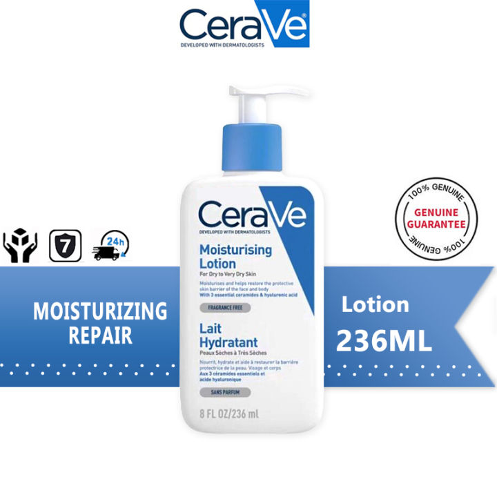 Cerave Daily Moisturizing Lotion For Normal to Dry Skin Dermatologist ...