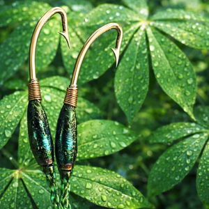 urekan belut kail pancing belut model pUAran9 si leher panjang urek belut baja 3 senar