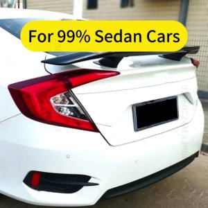 kkmf Sport Rear Splitter Trunk Lip Spoiler Wing Deflector Refit For 99% Sedan Cars like BMW Toyota Honda Civic Kia Tuning Accessories T2Y7B