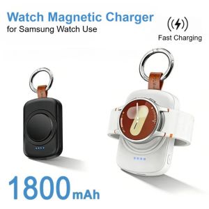 Portable Magnetic Watch Wireless Fast Charger Type C Port for Samsung Galaxy WatchActive1/2/3/4/5 Pro/6/7/8 Fast Charging Stand2026