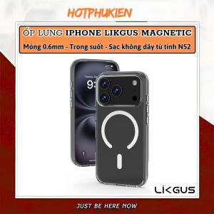 Ốp lưng từ tính hỗ trợ sạc không dây cho iPhone 17 Air 16 15 14 13 12 Pro Max Plus Ligus Magnetic Viền TPU lưng PC chống ố vàng