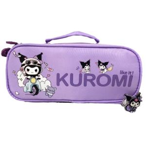 Christmas Gift Halloween Sanrio Kawaii Pencil Case Hello Kitty Cartoon High Capacity Multi-Layer Pencil Case Kuromi Cartoon Stationery Storage Bag Kit