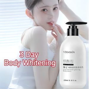 Just 3 Days Effective Whitening Body Lotion 250ml Permanent Whitening Nicotinamide Whitening Lotion Cream
