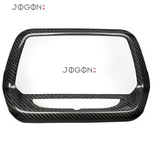 OnlyF U Carbon Fiber Car Interior Console Dashboard GPS Navigation Screen Panel Cover Trim Accessories For Chevrolet Camaro 2020-2024 4P6B8