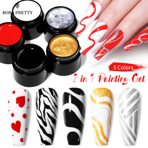 BORN PRETTY 5ml 2 In 1 Nail Painting Gel Nail Long Lasting Soak Off UV LED Nail Varnish UV Gel