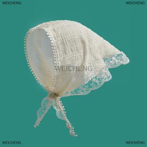 [COD] WEICHENG Korean Ins Lace Hair Scarf Women Triangle Hair Band Strap Hair Bag Headscarf Hat Travel Photo Kerchief Headband Accessories