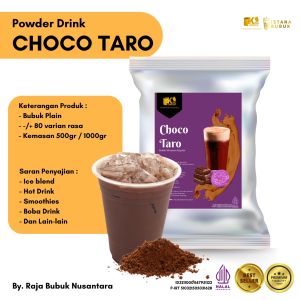 POWDER DRINK CHOCO Taro - Bubuk Minuman Rasa Choco Taro