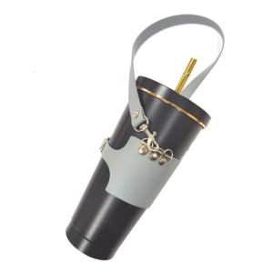 Pu cup bìa có thể điều chỉnh PU Cốc giấy đa năng drinkware phụ kiện thời trang PU cốc giấy cho cà phê và sữa người yêu