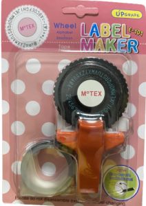 Motex เครื่องปั้มอักษรนูนใช้กับสติ๊กเกอร์  9 มิล Maker label  สำหรับทำฉลากสินค้า ทำป้ายชื่อลูกติดกระเป๋า รองเท้า หนังสือ กระติกน้ำ สายไฟ