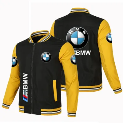 2023 New Fashion mens jacket coat BMW car logo print jacket casual windbreaker Harajuku street motorcycle auto car jacket