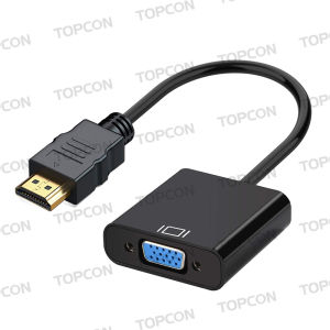 HDMI to VGA Adapter 1080HP HD Resolution ChipFor Monitor Laptop Desktop Computer PC Projector HDTV Compatible