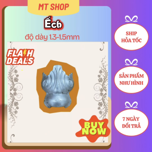 Ếch hoa tôn sắt dập hoa sắt trang trí phụ kiện mỹ thuật bán theo cái