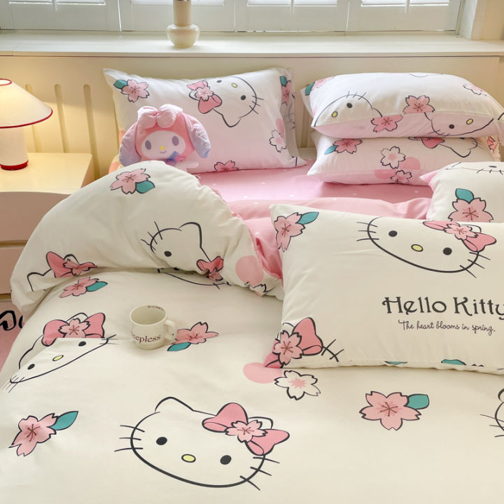 Dansunreve%20Quilt%20Cover%20Washed%20Cotton%20Duvet%20Cover%20Sanrio%20Kuromi%20Cinnamoroll%20Pochacco%20Kitty%20Comforter%20Cover%20with%20Zipper%20-%20Image%208